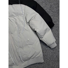 【有货】解构拼接明线棉服飞行员外套棉衣MY172特P98，男装棉衣，星座908-1