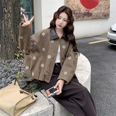 现货美拉德复古刺绣毛呢外套2C2369001P185K285，女装毛呢外套，2C236