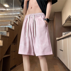 5581-P28控39 大码 夏季大码美式休闲短裤五分裤图片