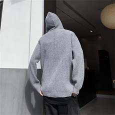 鹿毛绒美式圆领毛衣男慵懒风休闲针织衫M291P53，男装针织衫/毛衣，星座1116-2
