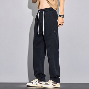 男款休闲裤2025春夏季新款日系复古纯棉裤子男生宽松长裤M506-P45图片