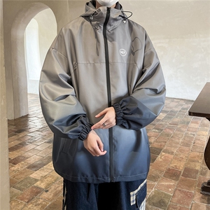 1港风山系防水渐变大码M-5XL夹克男100%聚酯纤维JK77087P85控128图片