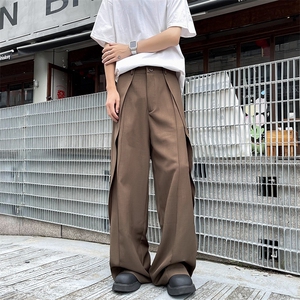 2024夏季新款垂感西装裤男韩版潮牌直筒休闲长裤 现货 K7962-P42图片