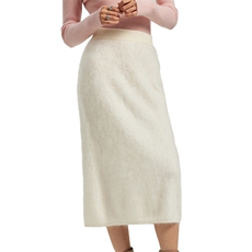 拉绒半裙！康赛妮拉绒显瘦软糯纯山羊绒半身裙，女装半身裙，英集羊绒
