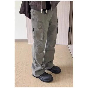 高街vibe多口袋工装裤男女水洗棉潮牌日系宽松休闲美式机能伞兵裤图片