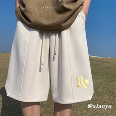 XZ616夏季新款麂皮绒发泡R星休闲短裤五分裤TY817P45控55，男装休闲裤，星座512A（原616）