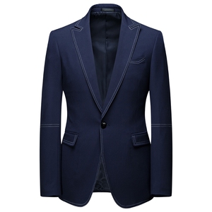 精品19新款欧美休闲西服2件套新郎伴郎婚礼两粒扣 XF123 P185图片