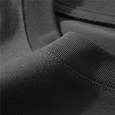 落肩重磅纯棉T恤班服文化衫印图logo圆领工作服5分袖团队衣服，男装T恤，电商B212（原钱塘6029）