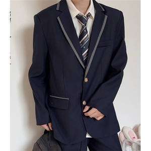 西装学院风校园DK西服外套制服班服校供感休闲套装男春秋 XW72图片