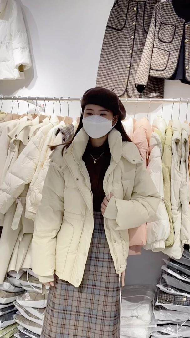 连帽羽绒服，女装羽绒服，驿谷