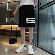 2023夏季新款男士休闲五分裤个性条纹短款K27P35，男装休闲裤，电商B248