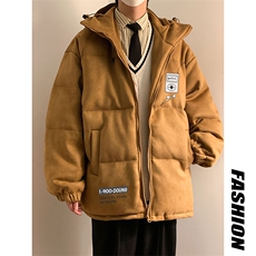 电商DSA028-MYD21L125P115冬季新款麂皮绒立领棉衣男控148，男装棉衣，电商A028