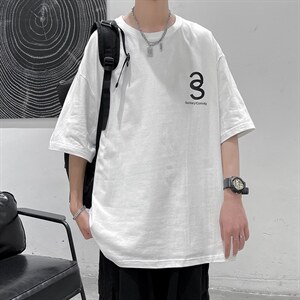 自家商标印花宽松220克高品质直播款 A161-S030-P25图片