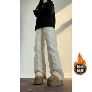 冬季新款保暖加厚菱形格棉裤XZ806-CK03065-P68-控88,男装棉裤,四季星座806