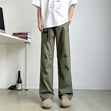 春夏季阔腿拖地长裤HR54P46，男装休闲裤，星座1116-2