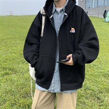 300克50%棉2025秋季港风宽松开衫卫衣外套W2205-P68控88，女装短外套，电商A036A
