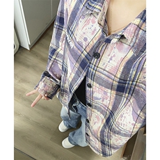 潮牌高街个性衬衫潮流宽松休闲上衣A086-CS2212-特批价30，男装衬衫，电商基地A086