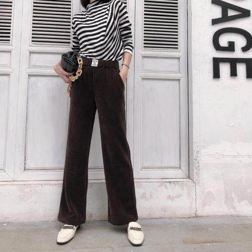 冬季新款雪尼尔宽松阔腿裤，女装，1+1 MAIN ROAD