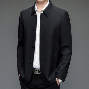 ZL2231秋冬新款2023年男士休闲长袖翻领夹克外套P90图片