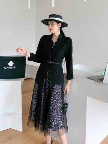 【现货】秋季新款时尚西装外套+连衣裙，女装西装，欣卓越