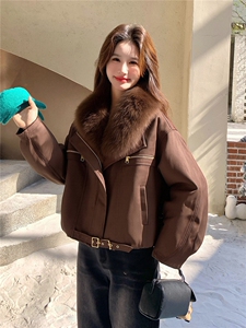 现货新款2186-P485-K669-90白鸭绒派克服图片