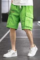 2021年夏季休闲五分裤宽松机能多袋5分裤潮流男A438-KX202-P30，男装休闲裤，电商A438