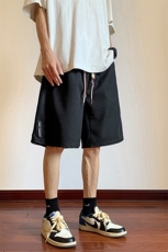 高品质280g重磅华夫格短裤内景FSDK01P35严控48，男装牛仔裤，电商B219B