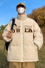 港风秋冬潮流保暖立领宽松棉服外套男MY62053P95控118，男装棉衣，电商A268A
