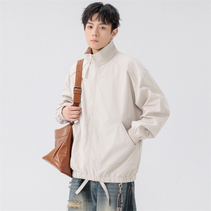 新款硬汉风户外夹克男立领纯色上衣冲锋衣外套DSA157B-JK7822-P60图片