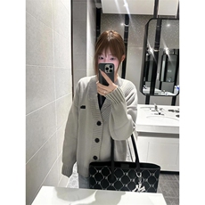 不规则V领毛衣开衫男女秋冬设计感针织衫宽松休闲外套MB14，男装针织衫/毛衣，星座1116A（原606A-3）