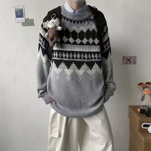 情侣装秋冬新款韩版宽松慵懒风毛衣高级感小众针织衫MY131-P40