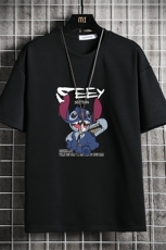 TK28038-P25春夏季七分袖t恤男大码五分袖男短袖中袖网格挂拍，男装T恤，电商A040A