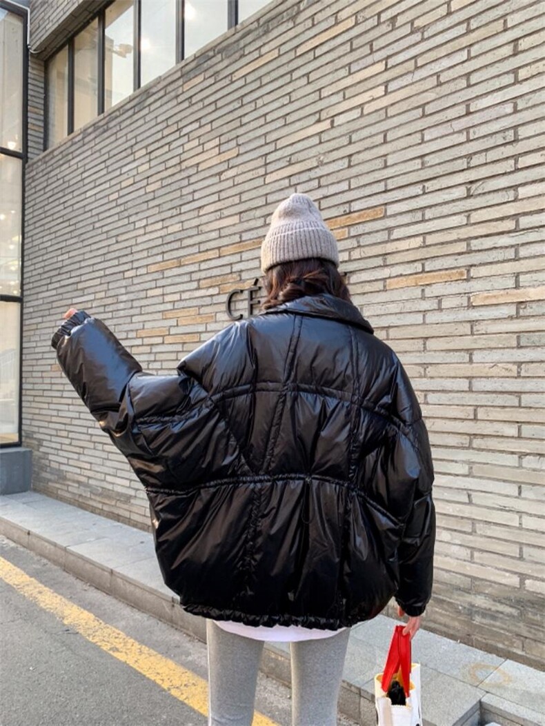 芊芊细羽9218均码羽绒服、蝙蝠袖宽松休闲风,女装羽绒服,芊芊细羽