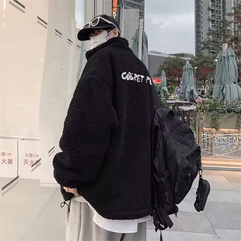 F557P52秋冬男装羊羔毛加厚外套冬装男装休闲时尚,男装棉衣,星座512-6