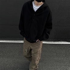 重磅秋冬装北极绒开衫毛衣美式复古休闲慵懒风针织衫加厚连帽外套，男装针织衫/毛衣，电商A486
