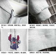 WY2038-P40纯棉连帽卫衣男大码运动帽衫宽松薄外套网格挂拍，男装卫衣，电商A040A