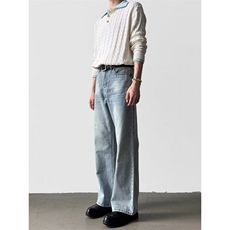 1506-1/KZ1191/P50个性字母牛仔裤嘻哈ins潮高街潮流痞帅长裤男女，男装牛仔裤，星座1506-1