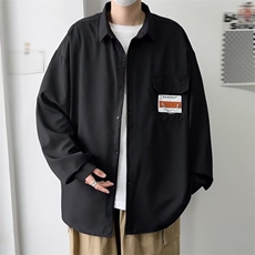 春夏季新款衬衫潮流慵懒男方领宽松型衬衫SC2229P38，男装衬衫，星座1116-2