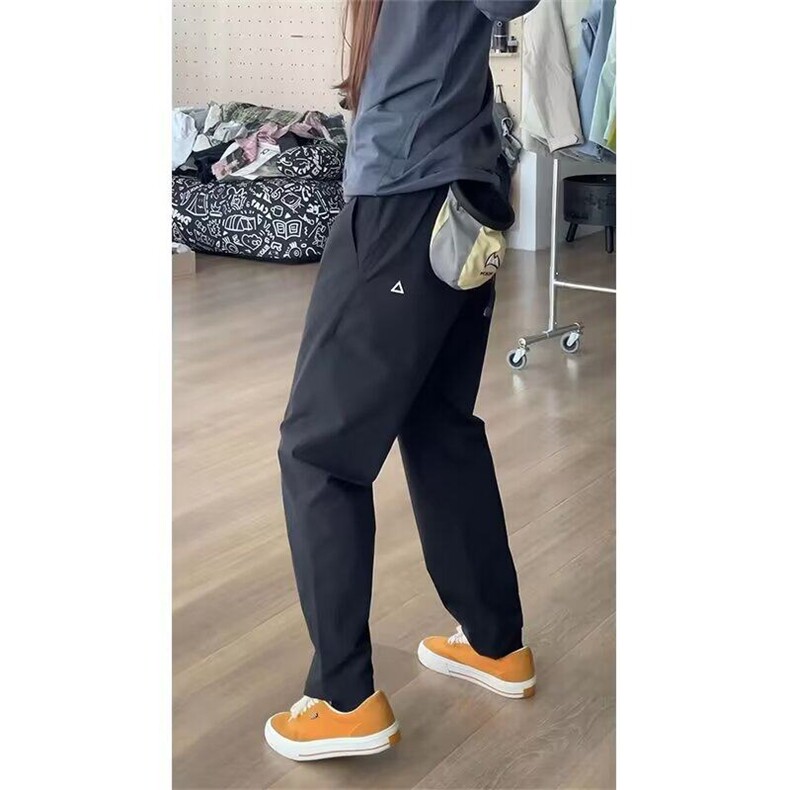 藏青色锥形机能冲锋裤男美式加绒厚直筒软壳防水三防工装裤子秋冬,男装休闲裤,星座506A