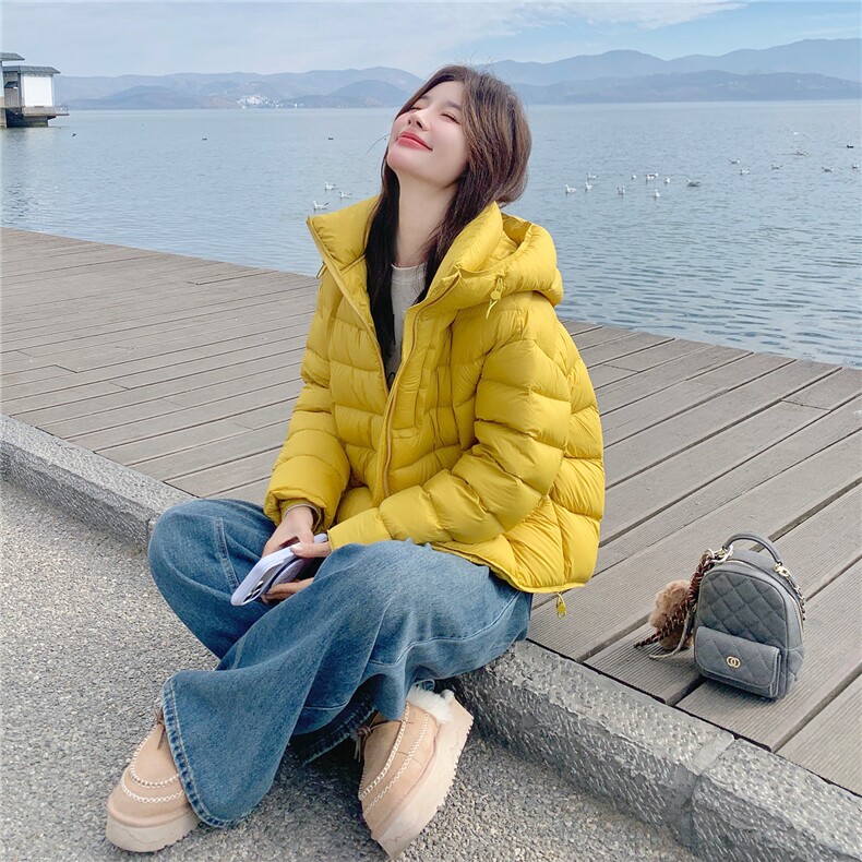 【现货】2025年冬季90白鸭绒短款连帽羽绒服2588款P295K398,女装羽绒服,浙宝301