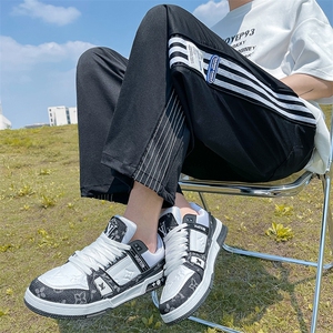 抖音高品质夏季冰丝薄款休闲九分裤男BK231-P45控68图片