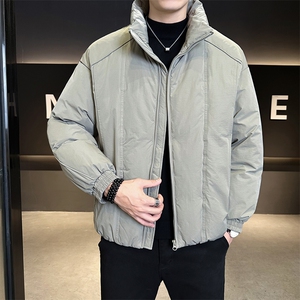 90新标2025冬立领加厚外套简约休闲短款设计款羽绒服Z9558-P295图片