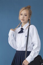 中性风送蝴蝶结C316 CS675 P58 泰校服长袖衬衫JK制服校服班服图片
