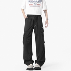 户外休闲裤男速干骑行伞兵伐木裤多口袋机能工装裤子K6264-P41，男装工装外套，星座412-2