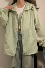1中性风黄灯连帽滚边设计大码M-5XL潮牌防晒服男FS77005P45控68，男装防晒衣，星座226-2