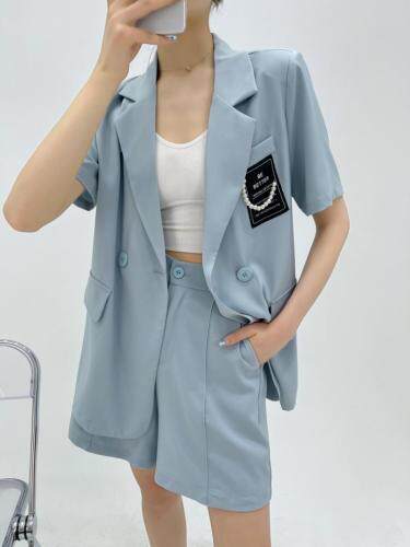 【现货】夏季新款短裤套装，女装职业装，宋都旗