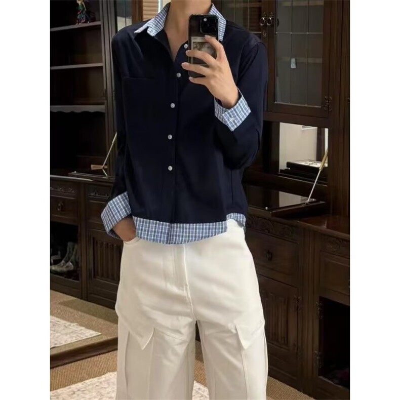男士衬衫男春季百搭牛仔衣外套宽松上衣潮牌男装2026新款ECS67,男装工装外套,星座208-5
