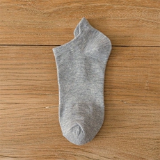 袜子男春夏秋短袜四季款船袜纯色提耳透气棉袜运动袜短筒DW30现货，袜子，星座224