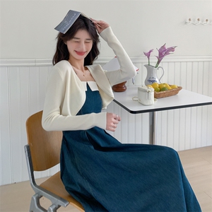 【档口现货】2025春装新款女装牛仔连衣裙266-P150-K208图片