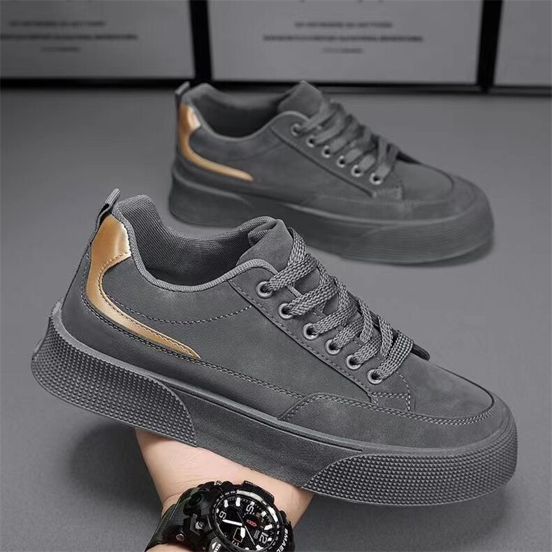 X4262-80男鞋新款运动休闲皮鞋板鞋秋季潮鞋，男鞋皮鞋，星座1407-3